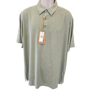 NWT weatherproof green SOFT knit polo XL casual comfort everyday career work